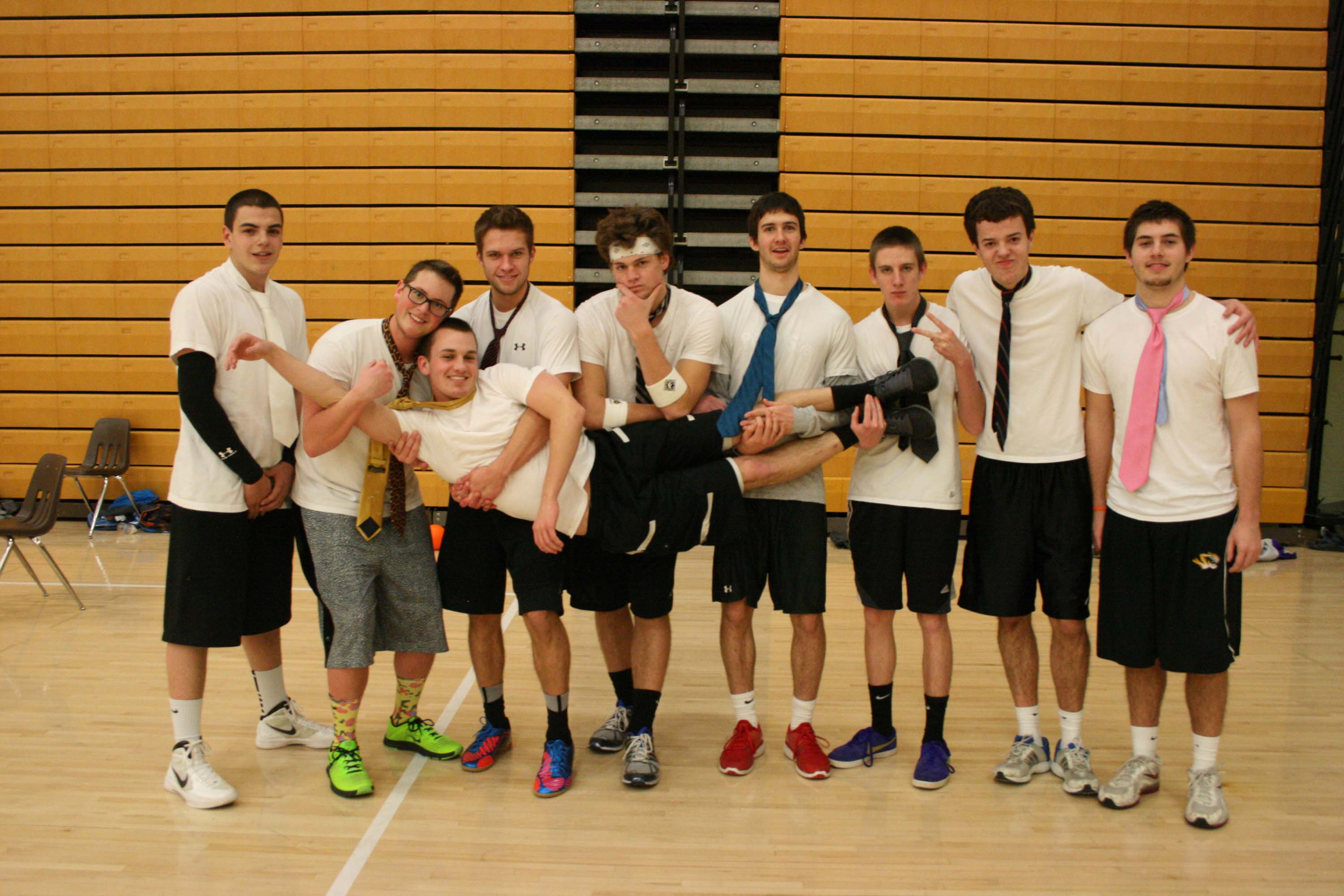 JGwentworth wins style competition at dodgeball competition