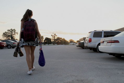 Gravel lot offers more parking