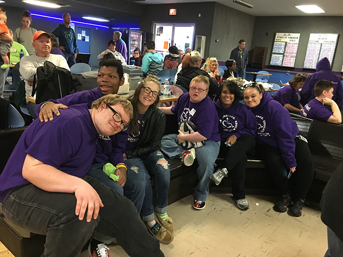 The+Special+Olympics+bowling+team+competed+at+Plaza+Lanes+Oct.+20.+Students+Miranda+Kerr+and+Mason+Merak+qualified+for+the+state+competition+Nov.+19.