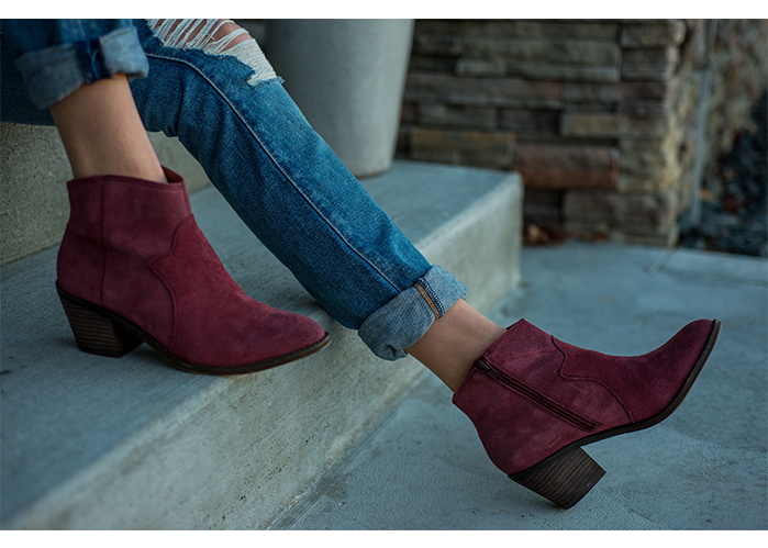 Jeans? Leggings? A dress? Ankle boots are the chic and eye catching way to perfect your look. 