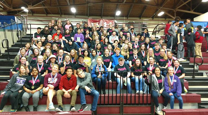 Johnston Science Olympiad teams competed at Coe College in Cedar Rapids, Iowa.