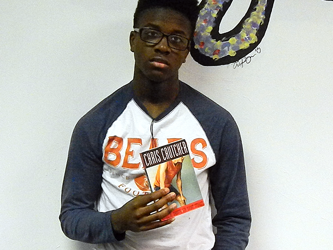 John Lofton 19 holds the book Athletic Shorts Six Short Stories by Chris Crutcher. The kids were the problem. The teacher was kind of just there. John Lofton said. Lofton was one of the students who were offended by the book in class.
