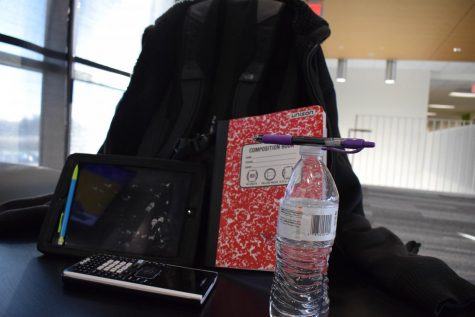 The JHS Backpack must haves in the prime setting that they are in... school.