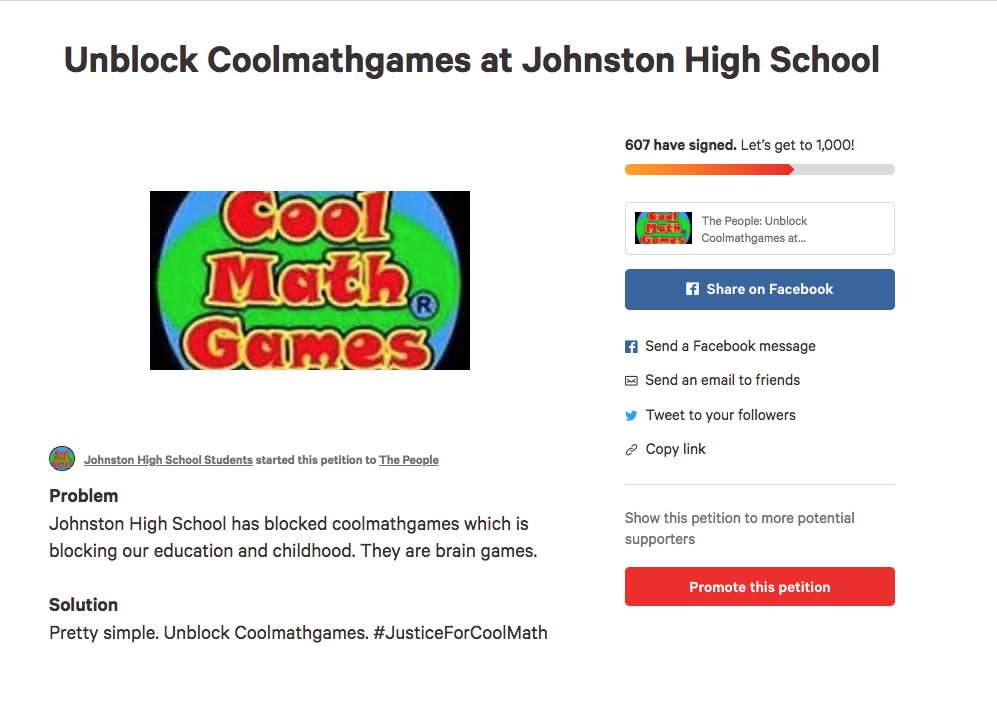 Petition · unblock coolmath games at school ·