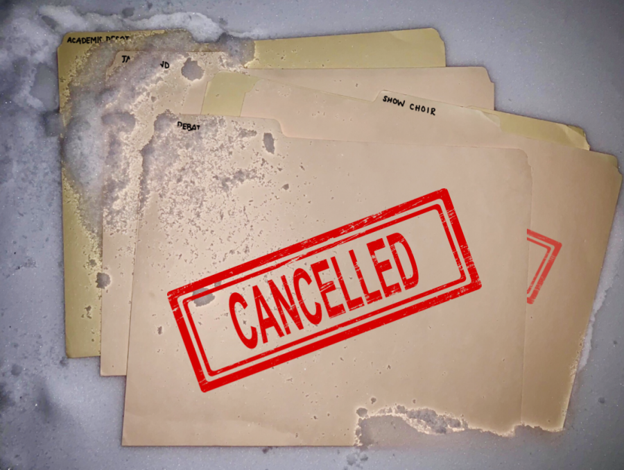 A number of extracurricular activities have been cancelled this winter.