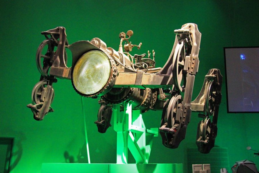 The making of Hagrids Motorbike in one of the Harry Potter movies. 